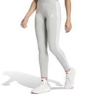 Adidas 3 Stripes Leggings Gris Blanc