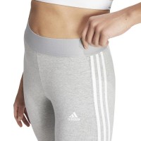 Adidas 3 Stripes Leggings Gris Blanc