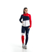 BB Nano Collants Bleu Marine Rouge