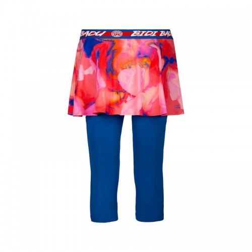 Saia Leggings Bidi Badu Faida Azul Vermelho Saia Leggings Bidi Badu Faida Azul Vermelho
