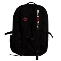 Mochila Black Crown Spartan Negro Rojo