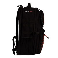 Mochila Black Crown Spartan Negro Rojo