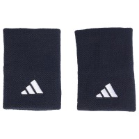 Adidas Dark Blue White Grandes Pulseiras 2 Unidades