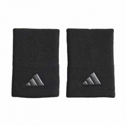 Bracelets Adidas Longs Noirs Argentés 2 Unités