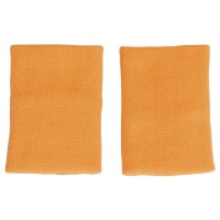 Adidas Braceletes Grandes Laranja Branco 2 Unidades