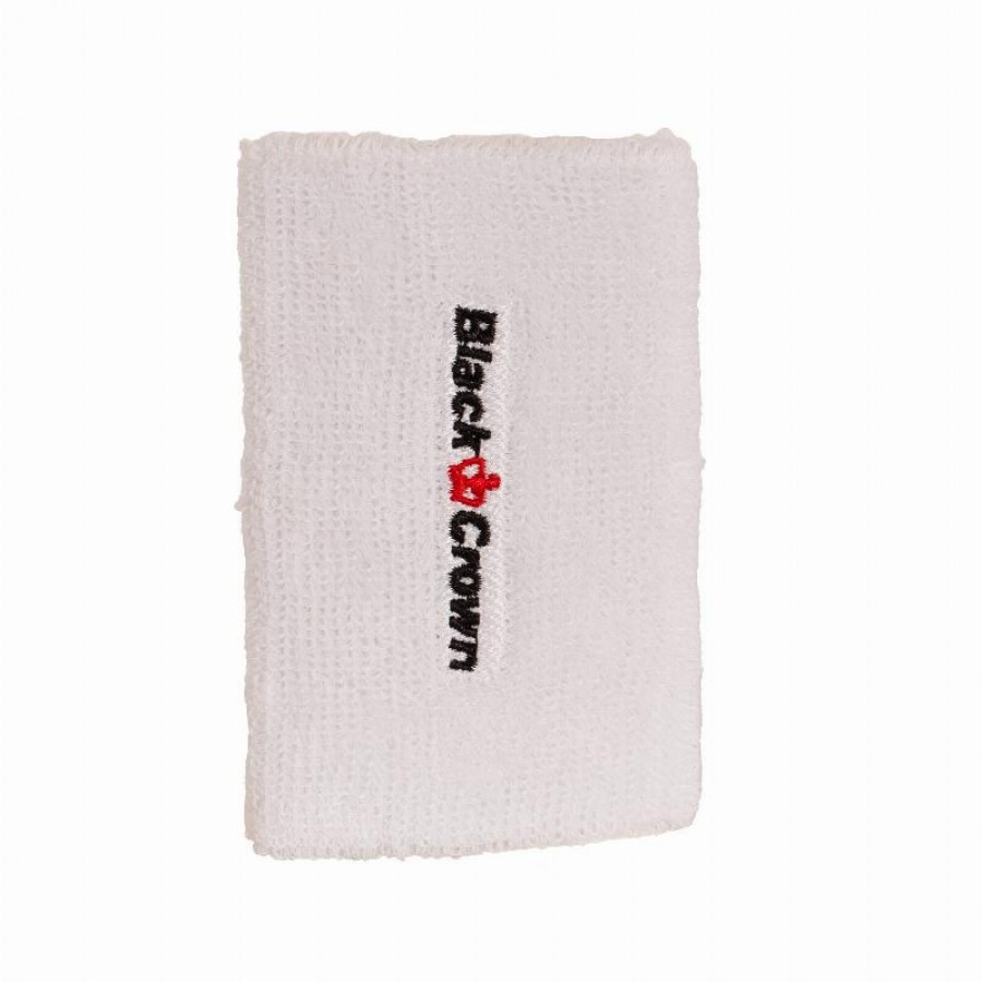 Braccialetti Lunghi Bianchi con Corona Nera 2 Unità
