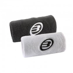 Bullpadel BPMU262 Black White Wristbands