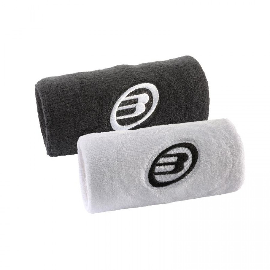 Bullpadel BPMU262 Black White Wristbands