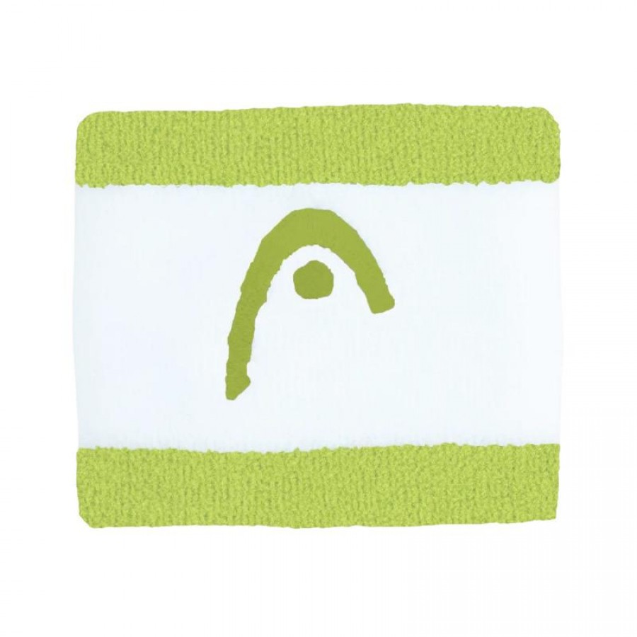 Tete rayee 2.5 Lime Blanc Bracelets 2 unites