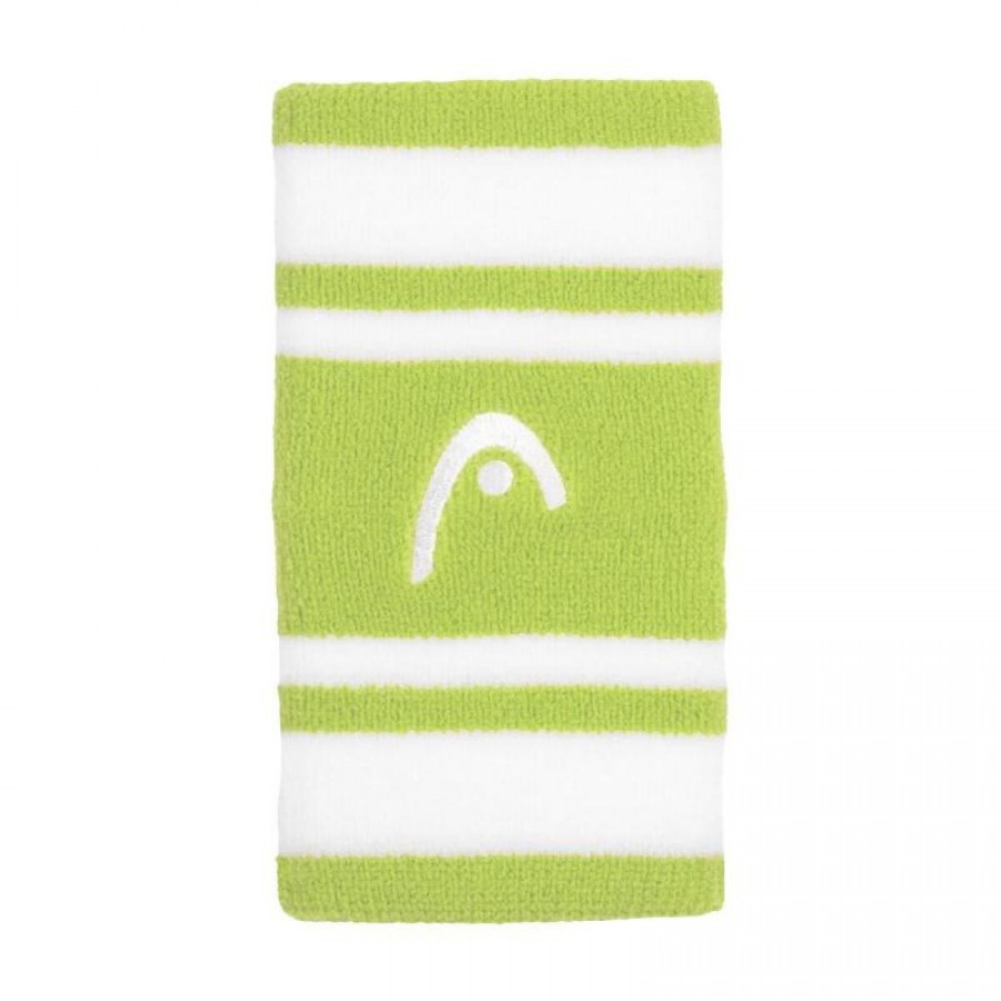 Tete rayee 5 Bracelets Lime Blanc 2 Unites