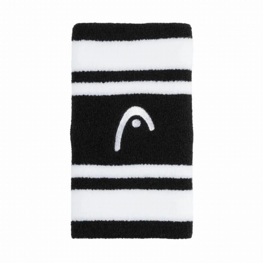 Tete rayee 5 Bracelets Noir Blanc 2 Unites