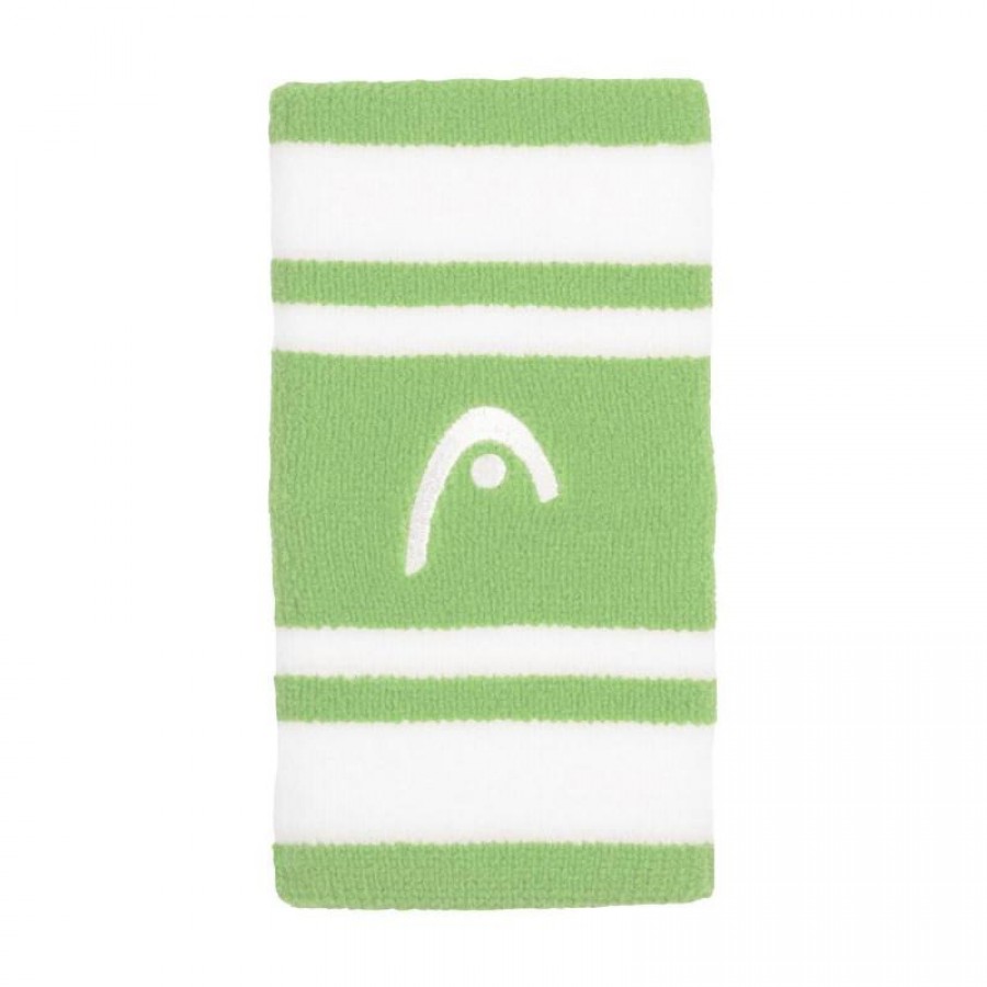 Tete rayee 5 Bracelets Vert Blanc 2 Unites
