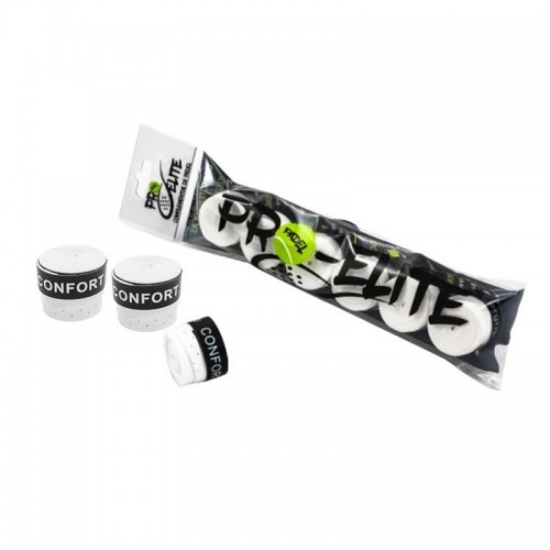 Overgrips Pro Elite Comfort Perfurado Branco 6 Unidades Overgrips Pro Elite Comfort Perfurado Branco 6 Unidades
