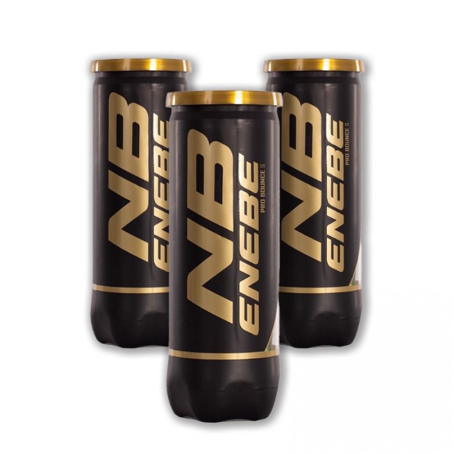 Pack de 3 Botes de Pelotas Enebe Pro Bounce S PADELPOINT Pack de 3 Botes de Pelotas Enebe Pro Bounce S