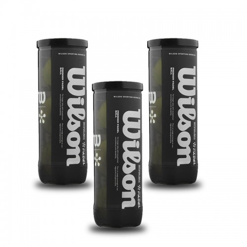 Pacote de 3 Garrafas de Wilson Padel Premier Balls Pacote de 3 Garrafas de Wilson Padel Premier Balls