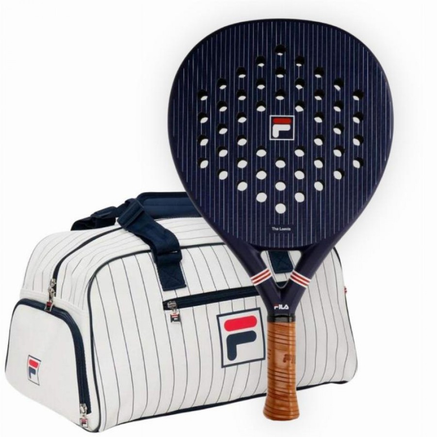 Pack Fila Le Leavis Bleu Raquette et Sac de Padel