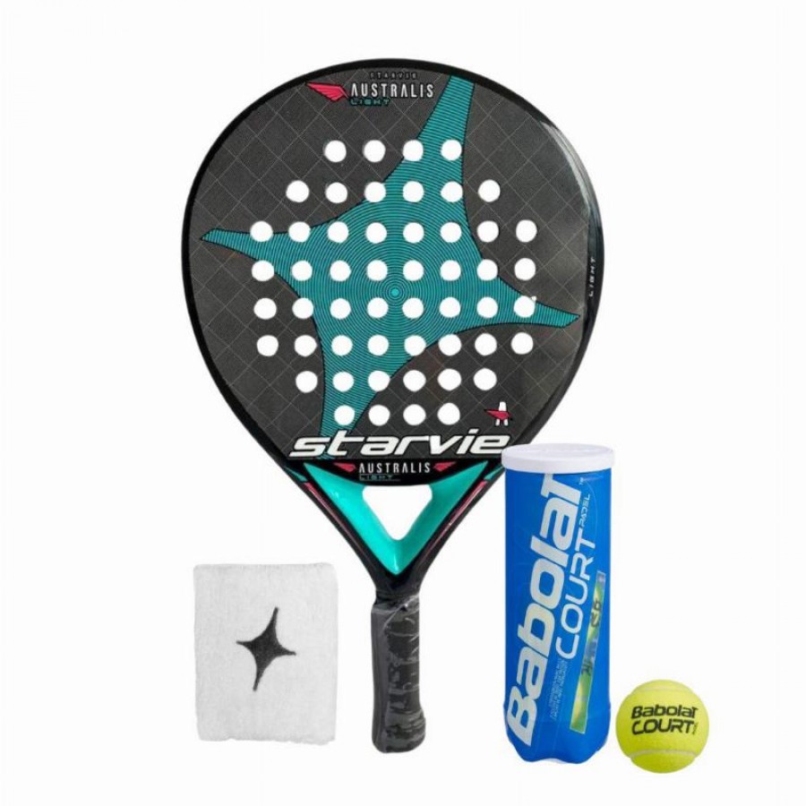 Pack de pelle légère StarVie Australis avec bracelet et balles