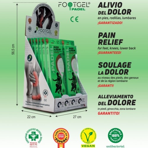Pack Palmilhas de Padel FootGel Pack Palmilhas de Padel FootGel