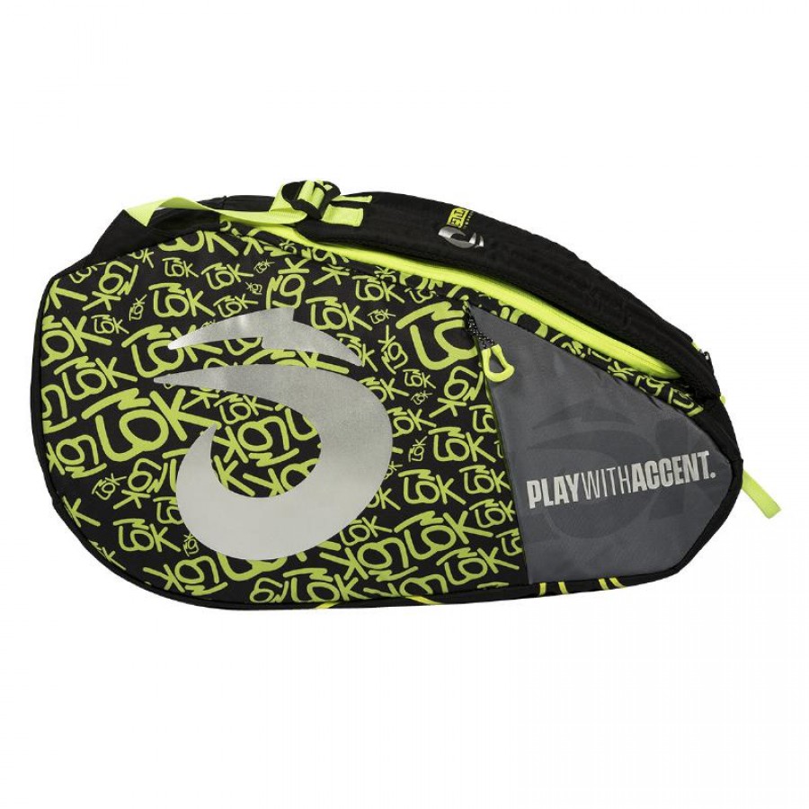 Paletero Lok One 2 Negro Verde Fluor