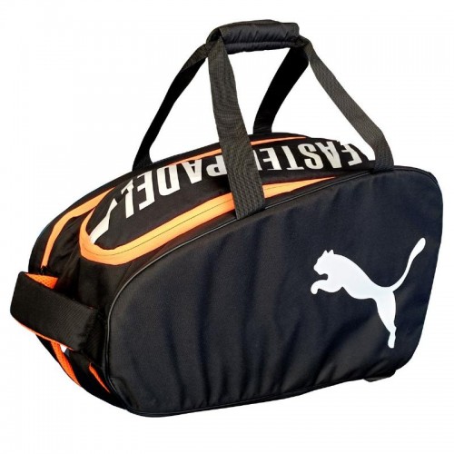 Puma Nova Elite Pequeno Preto Laranja Padel Bag Puma Nova Elite Pequeno Preto Laranja Padel Bag