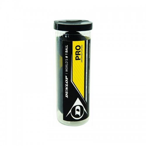Bola De Squash Dunlop Pro Double Point Amarela 3 Unidades Bola De Squash Dunlop Pro Double Point Amarela 3 Unidades
