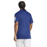 Polo Adidas Club 3 Stripes Azul Oscuro