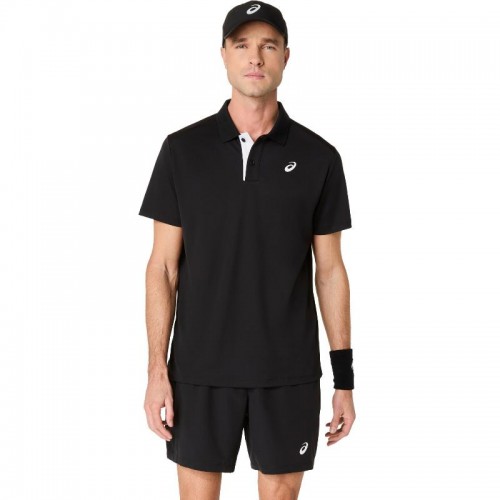 Polo Asics Tribunal Negro Polo Asics Tribunal Negro