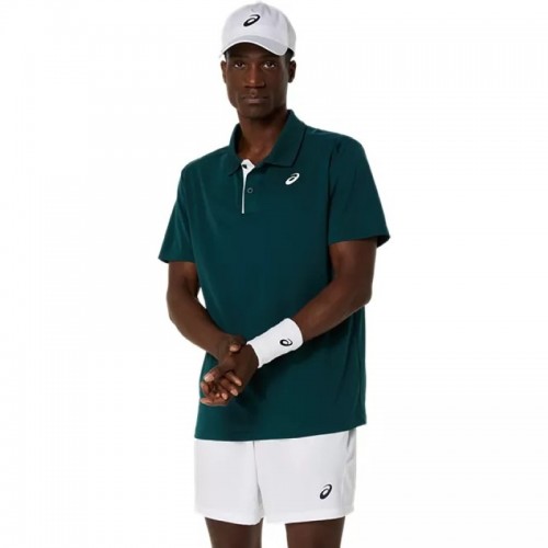 Polo Asics Court Saxon Verde Polo Asics Court Saxon Verde