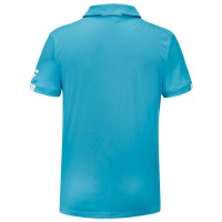 Polo Babolat Play Azul Cian