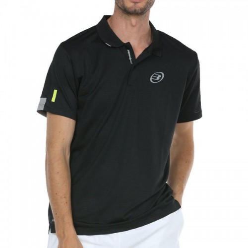 Camisa Polo Bullpadel Preta Fofa Camisa Polo Bullpadel Preta Fofa