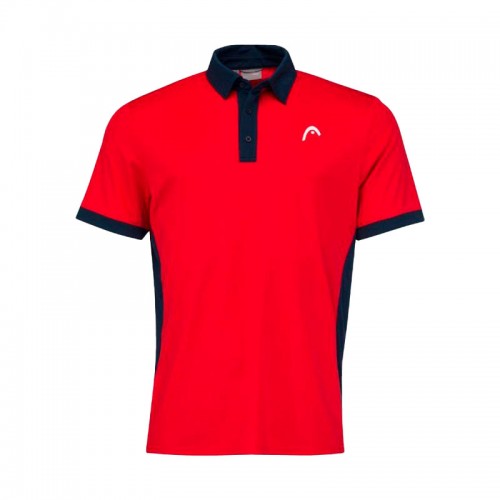 Polo Head Slice Vermelho Azul Escuro Polo Head Slice Vermelho Azul Escuro