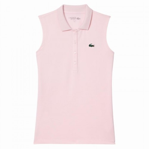 Camisa Polo Feminina Lacoste Ultra Dry Pink Camisa Polo Feminina Lacoste Ultra Dry Pink