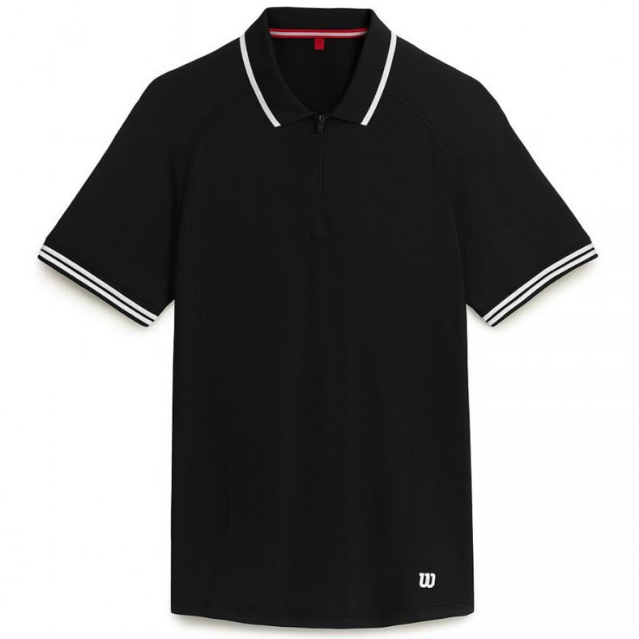 Polo Wilson Joueurs Sans Couture 2.0 Noir