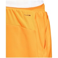 Shorts Laranja Adidas Club 2 em 1