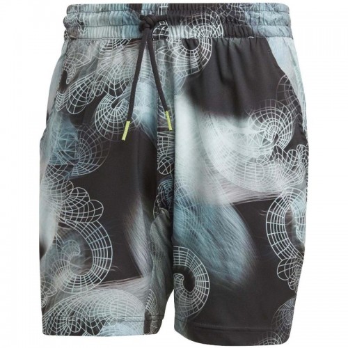 Curta Adidas Impresso Ergo Negro Turquesa Curta Adidas Impresso Ergo Negro Turquesa
