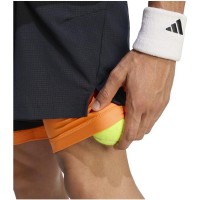 Conjunto Curto Adidas Negro Naranja