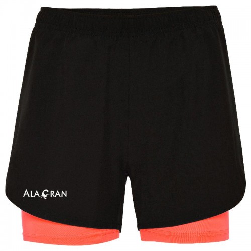 Short Alacran Elite Negro Coral Mujer Short Alacran Elite Negro Coral Mujer