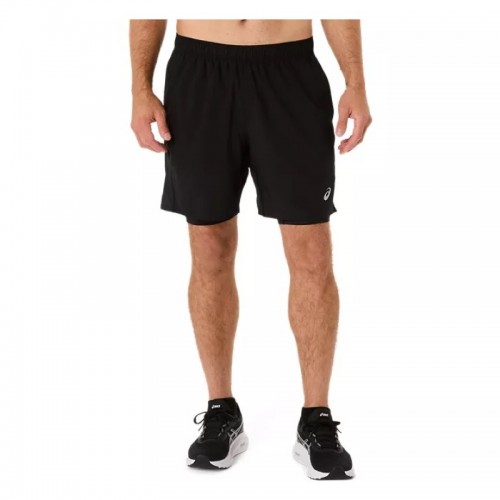 Short Asics Core 2N1 7IN Desempenho Negro Short Asics Core 2N1 7IN Desempenho Negro