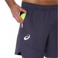Short Asics Match 7En Azul Indigo
