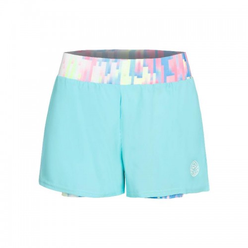 Short Bidi Badu Good Melbourne Printed 2In1 Aqua Mix Short Bidi Badu Good Melbourne Printed 2In1 Aqua Mix
