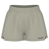 Women''s Head Play Light Grey Shorts