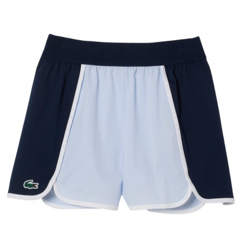 Short Lacoste Ultra Dry Azul Mujer Short Lacoste Ultra Dry Azul Mujer
