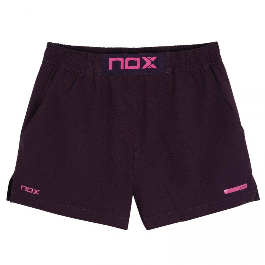 Short Nox Pro Morado Oscuro Mujer