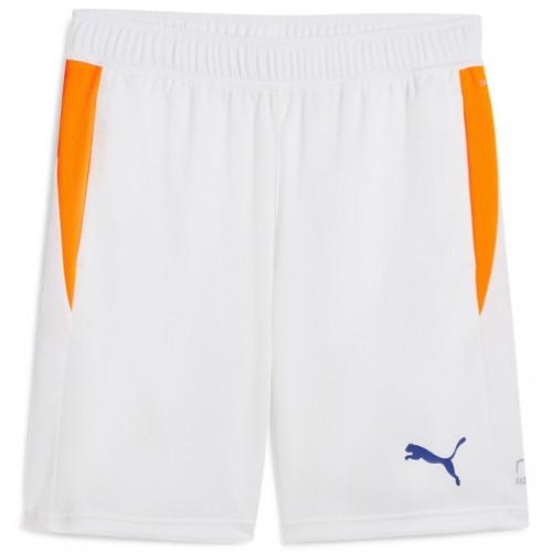 Calções Puma Individual Branco Laranja
