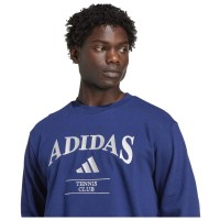 Sudadera Adidas Heritage Graphic Azul Oscuro