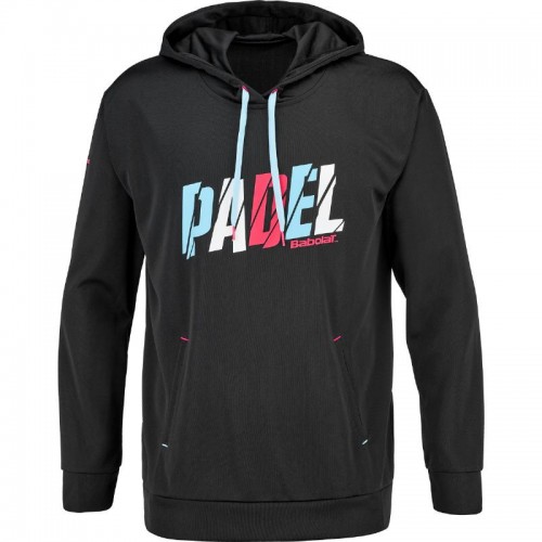 Moletom Babolat Padel Hood Preto Moletom Babolat Padel Hood Preto