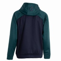 Sweat-shirt noir Crown Veracruz bleu marine vert