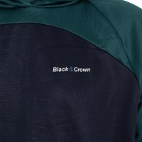 Sweat-shirt noir Crown Veracruz bleu marine vert