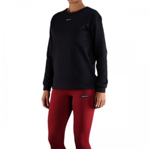 Sweat-shirt noir sans fin en frene Sweat-shirt noir sans fin en frene