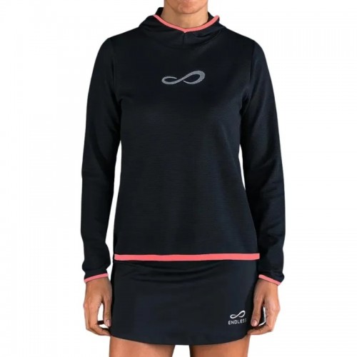 Sudadera Respiracão Sem Fim II Coral Negro Sudadera Respiracão Sem Fim II Coral Negro